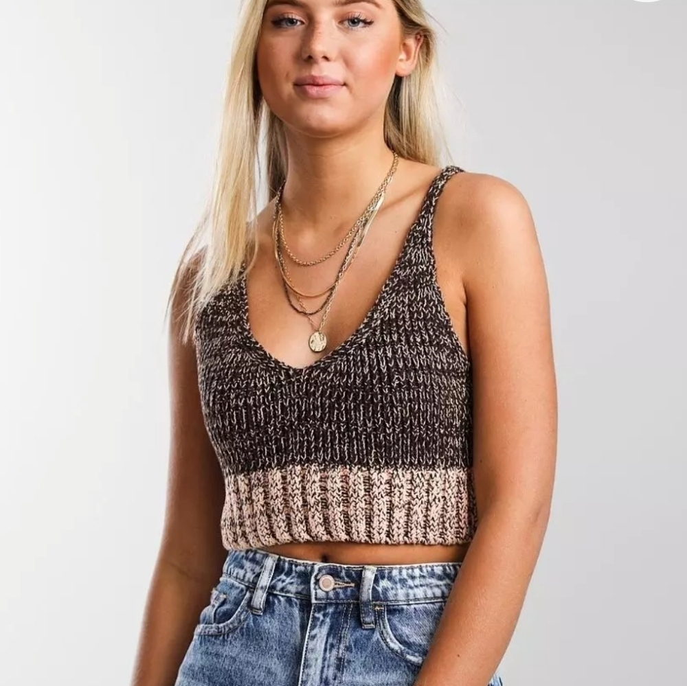 Free People Here All Day Knit Brami Sz XS